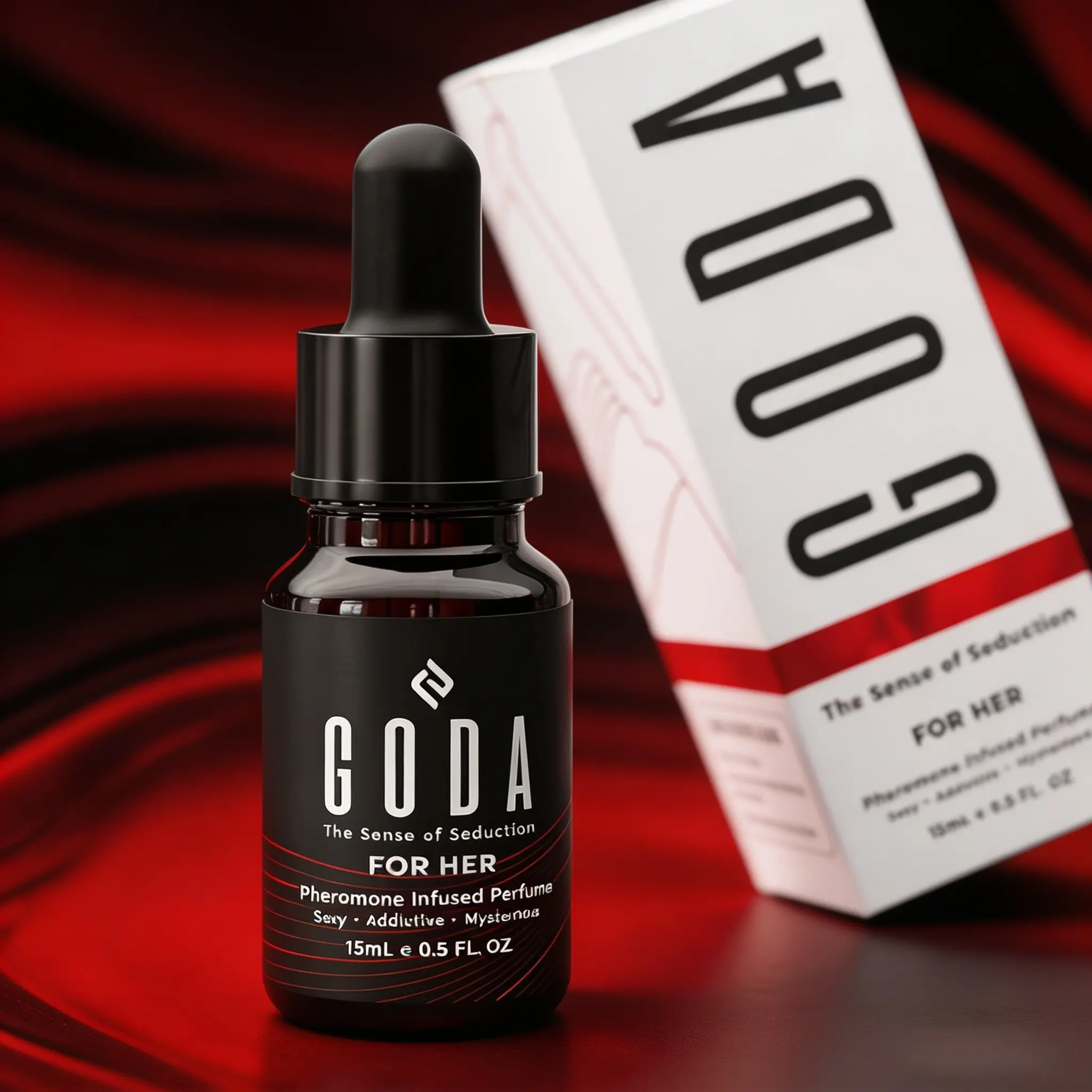 GODA Original Pheromone Perfume for Women  Long-Lasting Jasmine & Rose | Vegan & Cruelty-Free  15ml / 0.5 fl oz