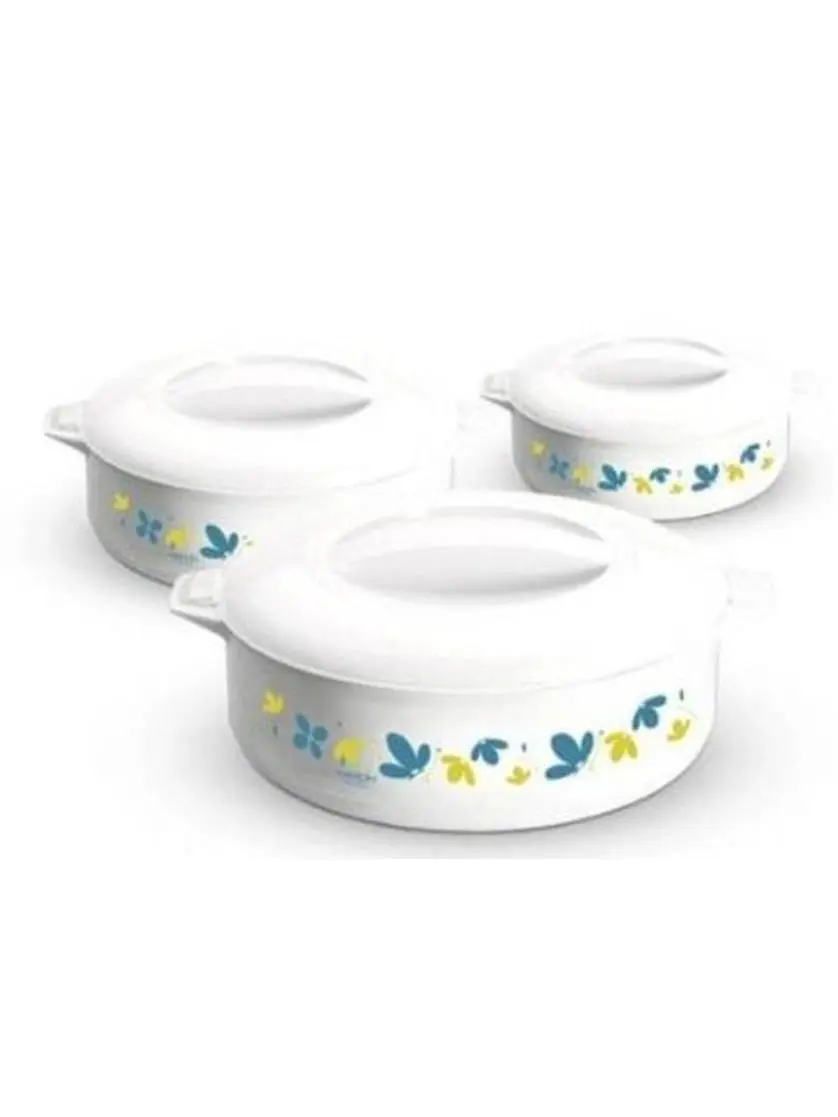 Sturdy Thermal Stainless Steel Casserole Set - 3-Piece Kitchen Bakeware for Baking Needs