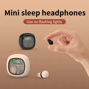 Wireless Earbuds Mini TWS Touch-Control Earphones with Capacitive Microphone Invisible Type-C Charging for Android Apple Devices Suitable All Seasons Sleep Friendly headphone