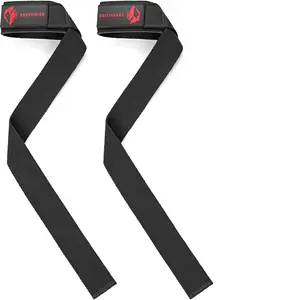 EKKOVISION Adjustable D-Ring Lifting Straps 1 Pair Breathable Padded Wrist Wraps Non-Slip Weightlifting Grip Straps For Deadlift Row Pull Up Crossfit Support Wrist Prevent Sprain Fitness Accessory For Men Women