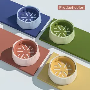 Slow Feeder Dog Bowl Cat Bowl Anti Choke Interactive Dog Bowls with Non Slip Base Anti Tip for Pet Eating Training Multiple Use