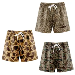 Kuiu Gear Hunting Camo Shorts, Outdoor Tactical Wear, Woodland Pattern, Sport Shorts