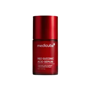 [Official Medicube Partner] Red Succinic Acid Serum 30ml - Suitable for Acne-Prone Skin, Restore damaged skin to healthy level, Exfoliates blackhead & whitehead & sebum