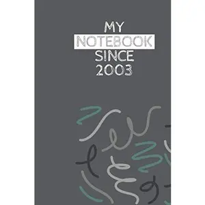USED-MY NOTEBOOK SINCE 2003 Notebook, 6x9 inches, 120 pages, with a simple and practical interior and a cover of style. by abdelhak chagraoui (Paperback)