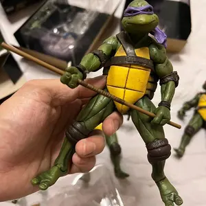 Teenage Mutant Ninja Turtles Animated Character Neca 1990 Movie Edition Limited Edition Action Figure Model Pvc Statue Room Deco