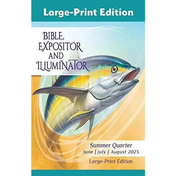 Used Union Gospel Press Bible Expositor and Illuminator - Large-Print Reference Study Bible, Summer (6-8) Quarter 2023 Edition, Reference Bible