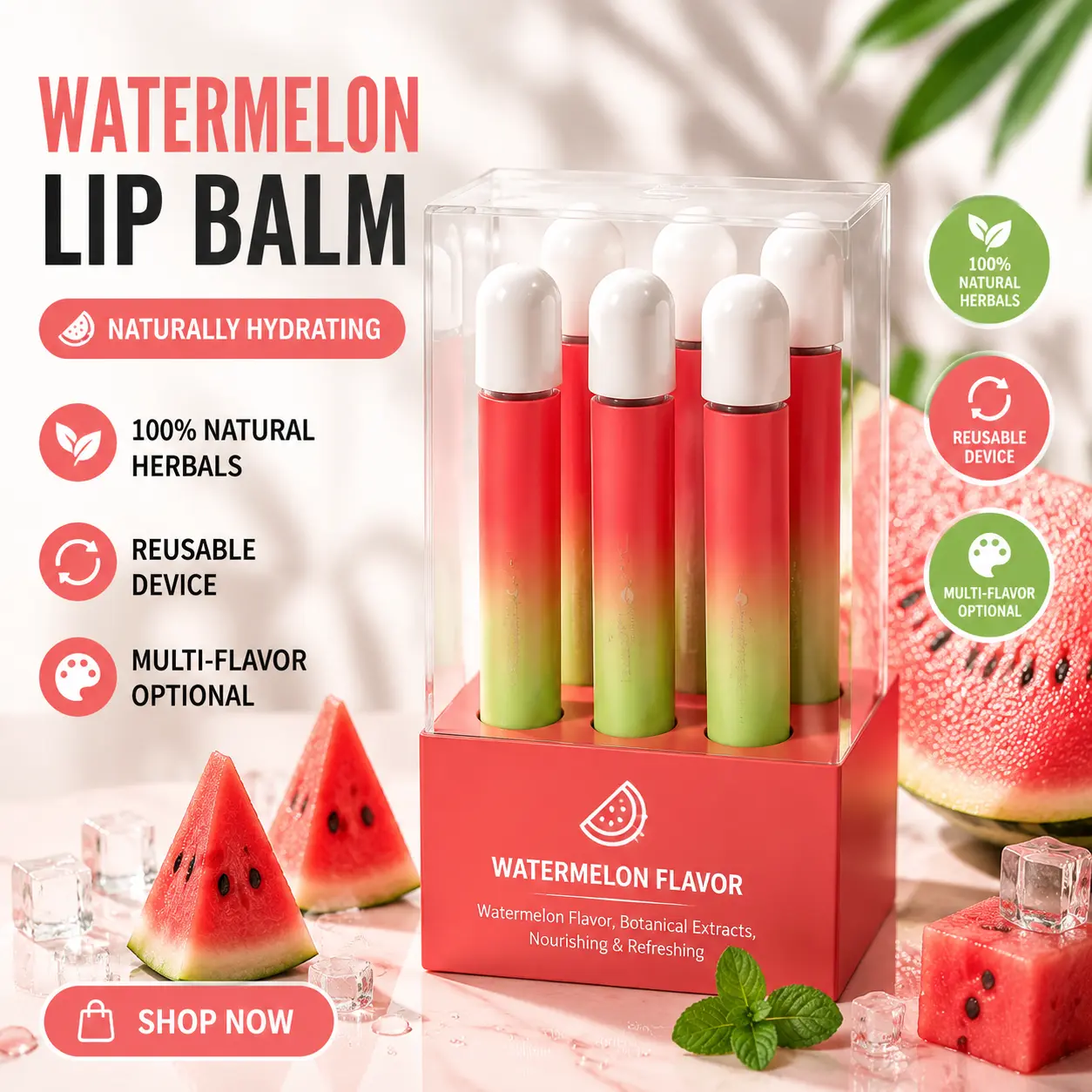 Mini stick; freshens breath and removes unpleasant odors; lightweight and portable; offers 4 refreshing flavors; enjoy a fresh experience anytime, anywhere.
