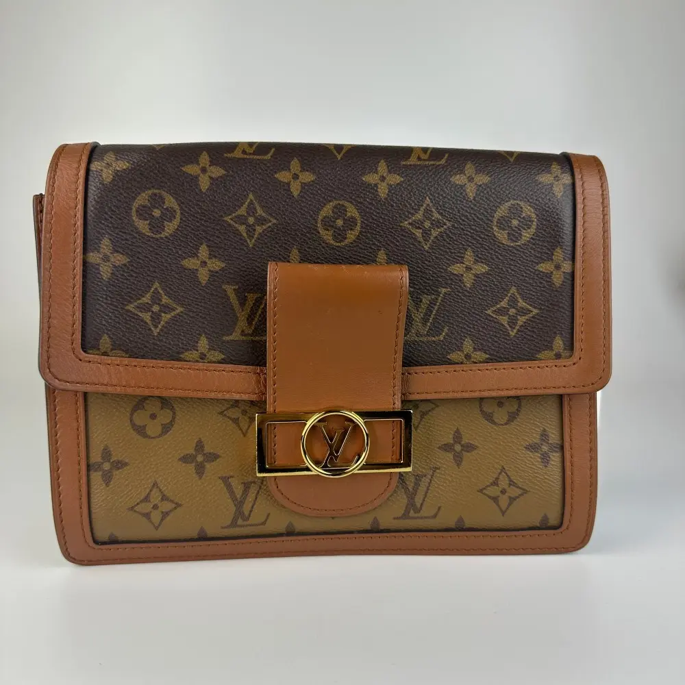 Pre-owned Louis Vuitton Dauphine MM Monogram Reverse Pre owned