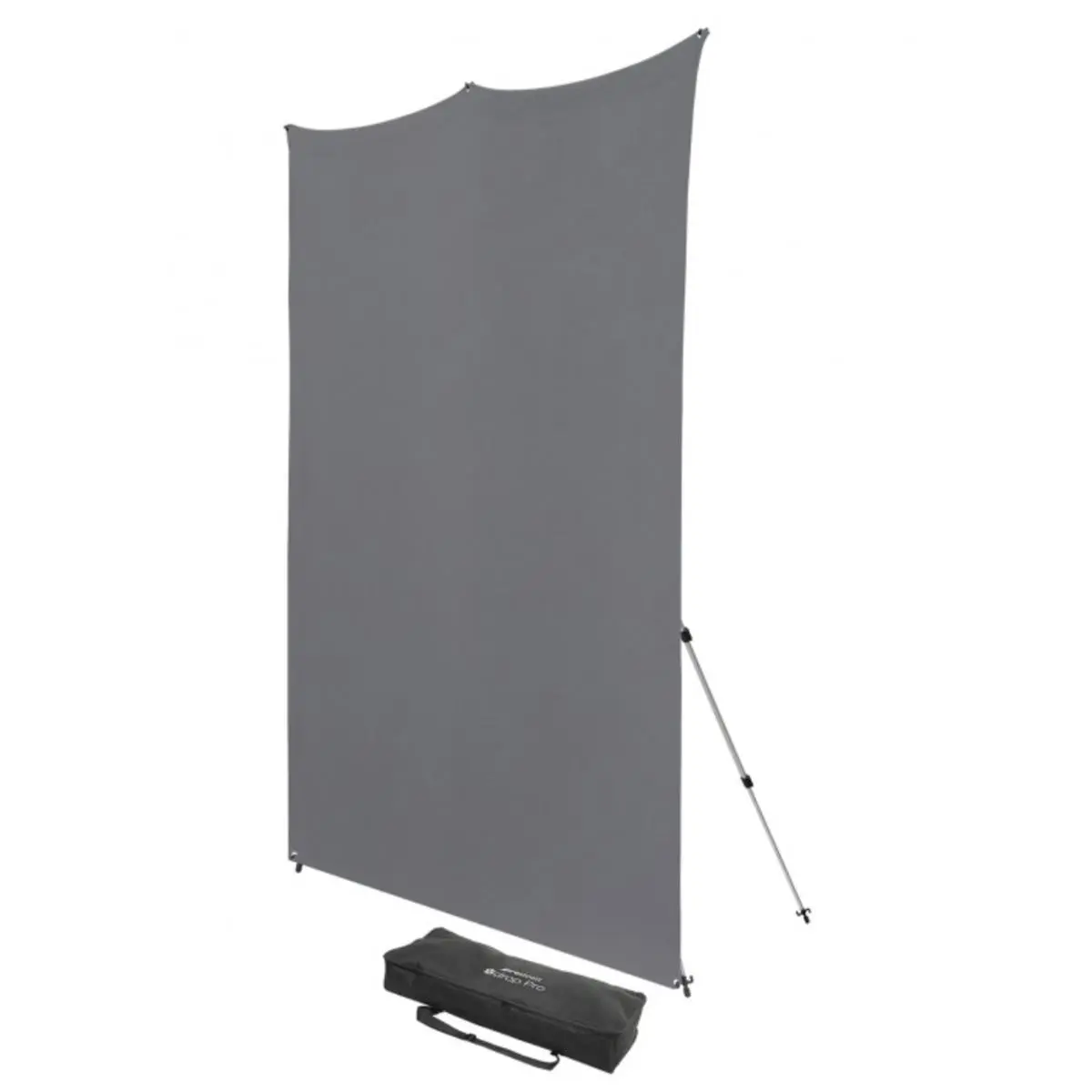 Westcott 8ft x 8ft X-Drop Pro Wrinkle-Resistant Backdrop Kit for Photographers, with Adjustable Stand, Neutral Gray Camera Accessory