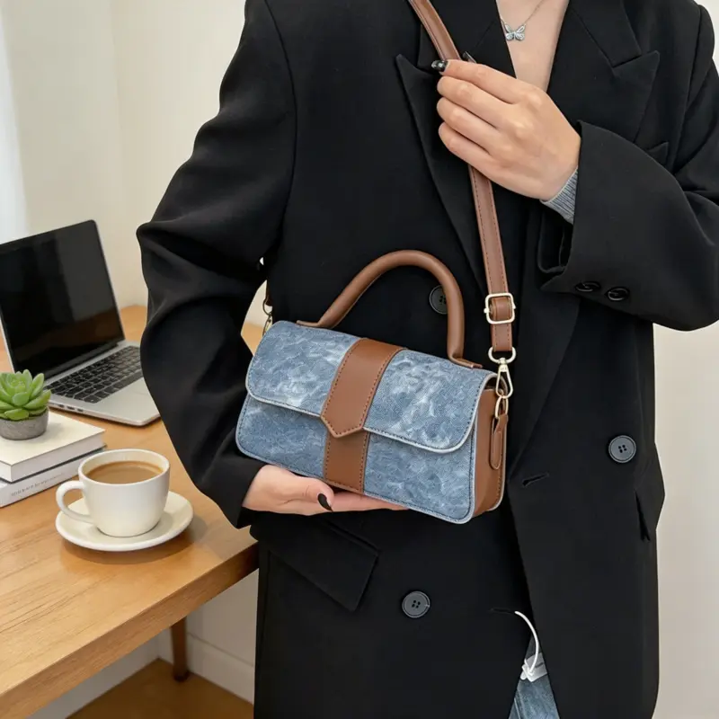 Vintage Flap Cylinder Crossbody Purse with Tassel Charm, Women Barrel Shape Handheld Shoulder Bag, Stylish Mini Daily Handbag
