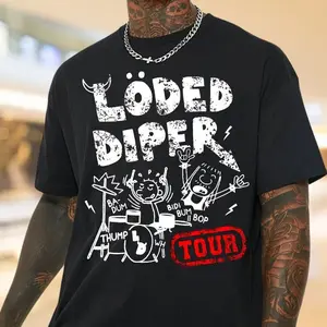 Loded Diper Tour T-Shirt Diary of a Wimpy Kid Shirt Rodrick Rules TShirt, Rodrick Heffley Wimpy Kid Shirt Rodrick Loded Diaper Tour Shirt
