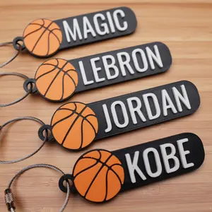 Basketball Keychain with Customization Option
