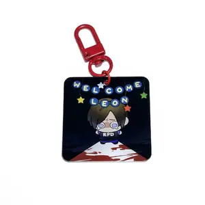 RE | [welcome leon] Acrylic Keychains, Cute Acrylic Keychain Charms, Perfect Gift for Fans & Collectors #2, 3''x3''