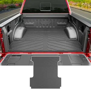 5.5FT Truck Bed Mat Compatible with 2015-2025 Ford F150 Truck Bed Liner Cargo Mat Replacement for 2015 2016 2017 2018 2019 2020 2021 2022 2023 2024 2025 Ford F150 Accessories(3-Fold 5.5 FT Bed Mat)