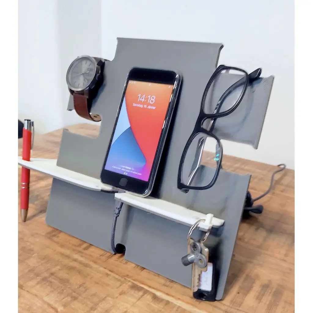 7 in 1 Organizer - Phone, Wallet, Glasses, Keys, Pen, Watch, and Coin Holder