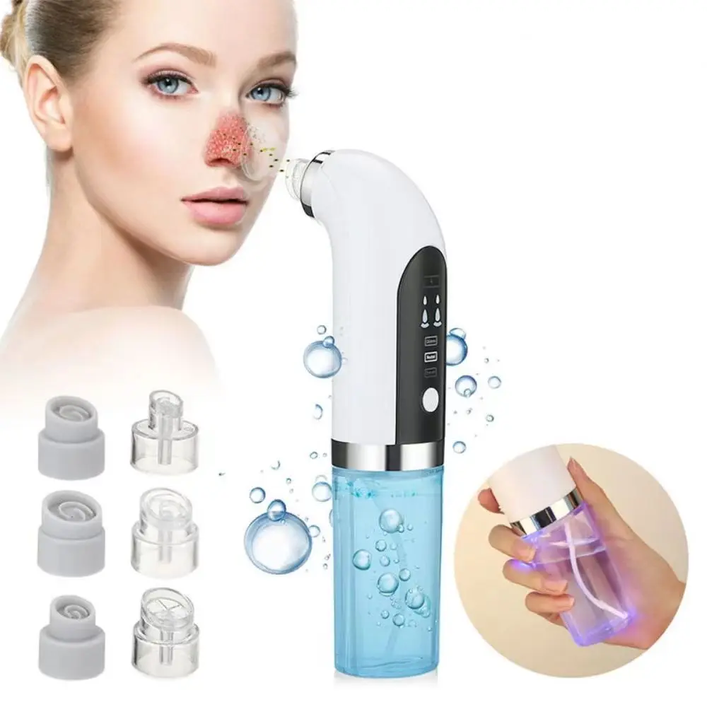 Facial Blackhead Removal Device, Electric Pore Cleaner with 4 Acne Treatment Tools, High-End Facial Beauty Machine for Skincare