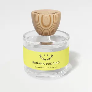 Snack House Banana Pudding EDP 100ml - Creamy Banana & Sweet Vanilla Perfume - Long-Lasting Vegan Fragrance for Spring & Summer