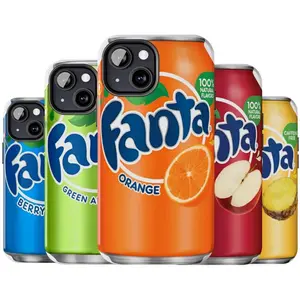 Enjoy A Fanta Can Phone Cases, Fanta Orange, Apple, Berry, Pineapple, Green Apple, Cherry Cover, Preppy and Cute For iPhone 17 16 15 14 13 12 11 X 8 Plus, Unique Accessories, Durable