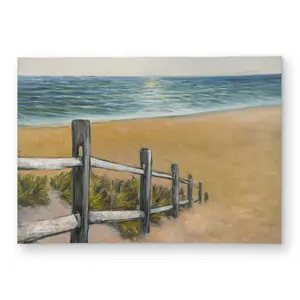 Begin Home Decor C1ROAR57YUS6Q5 5 x 7 ft. Quiet Seaside Contemporary Outdoor Rectangle Area Rug for Home Decor