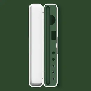 Slim Stylus Pen Case Holder, Compatible with Apple Pencil & Other 19cm Pens, Portable Dustproof Travel Organizer, Silicone Material