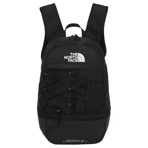 The North Face 17.5L Logo Nylon Backpack for Men and Women, Outdoor and Daily Use, Black
