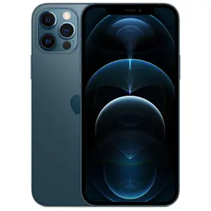Refurbished iPhone 12 Pro (Unlocked)-Excellent Condition Bundle with Wireless Earbuds, Screen Protector & 1 Year Warranty