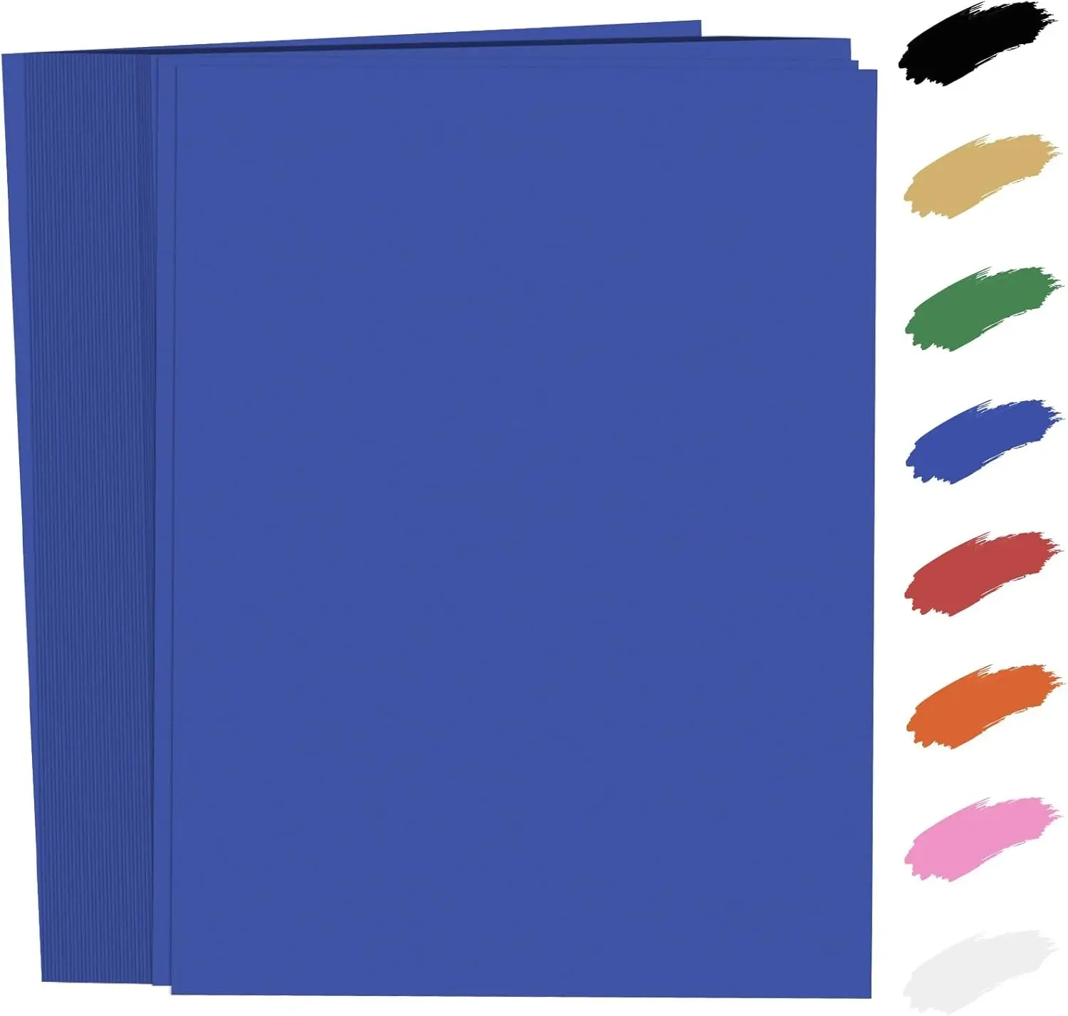 100 Sheets Blue Card Stock 8.5 x 11in,250GSM 92lb Blue Cardstock Card Stock Construction Paper,Heavy Weight Printer Paper for Invitations, Stationery Printing, Scrapbooking,Crafts, DIY Cards