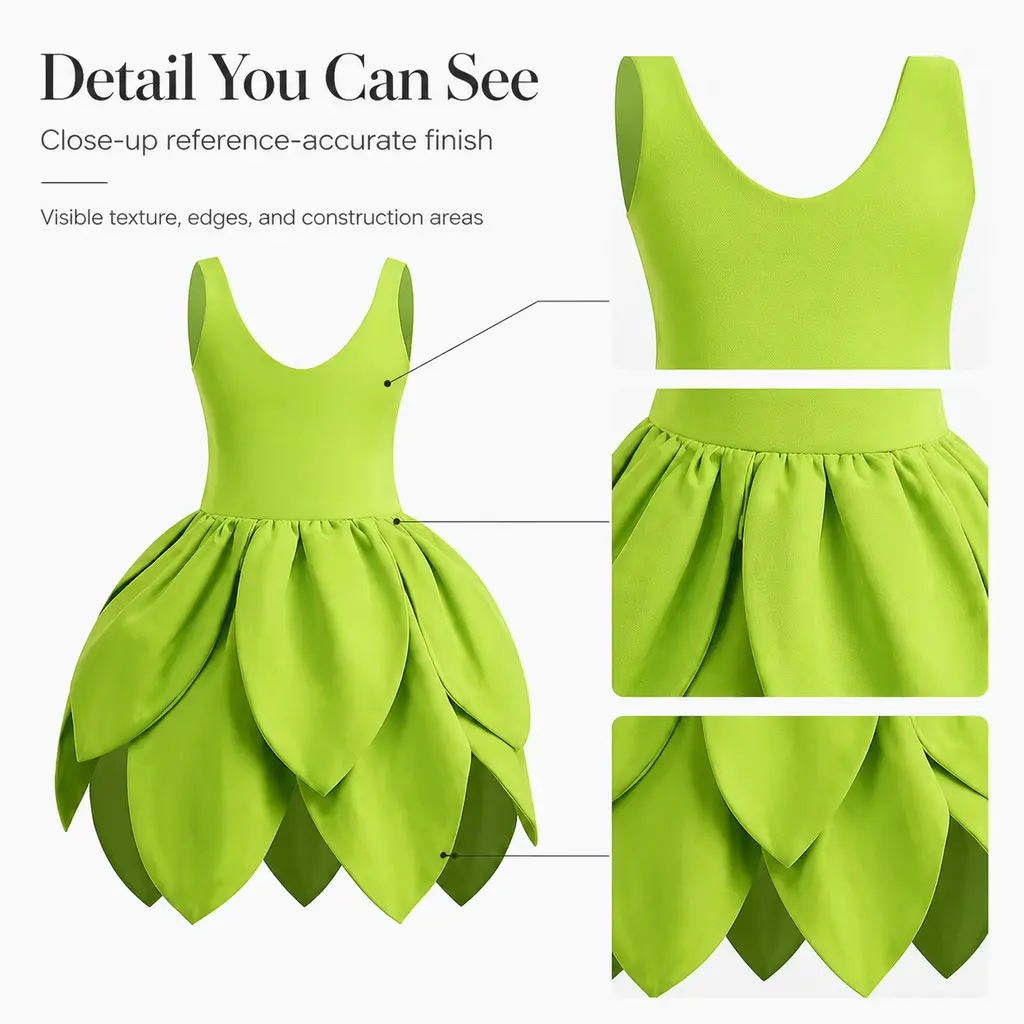 Tiana Fairy Princess Dress