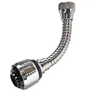 Rotating Faucet Extender with Sink Sprayer, 360° Swivel Flexible Sink Faucet Extender, 2-Mode Splash Filter Faucet Attachment for Kitchen and Bathroom Sink, Water Saving Nozzle