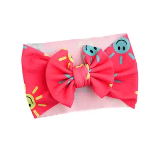 Brittany Smiley Face HEADWRAP