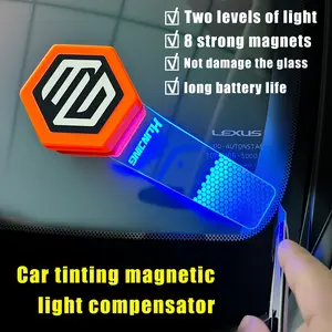 Magnetic Supplemental Light for Car Window Tinting, 3D Printed Shell, Multiple Colors Available, Strong Magnetism, Privacy Film Helper, Led Lights Car