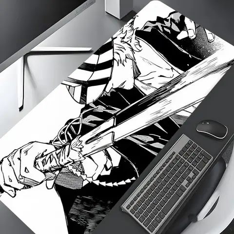 Anime Pattern Mouse Pad, Rectangle Gaming Mouse Pad, Non-slip Rubber Base Desk Keyboard Mat for Home Office, Computer Accessories for Desk, Desk Gadgets, Gaming Desk Accessory, Office Desk Accessories
