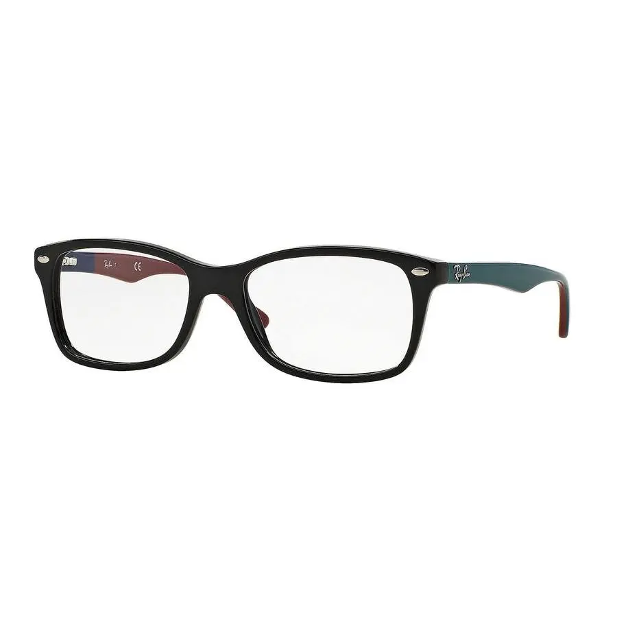 Ray-Ban Matte Black Grey Eyeglasses RX5228-5544-55, Classic Versatile Frames, High Quality Eyeglasses