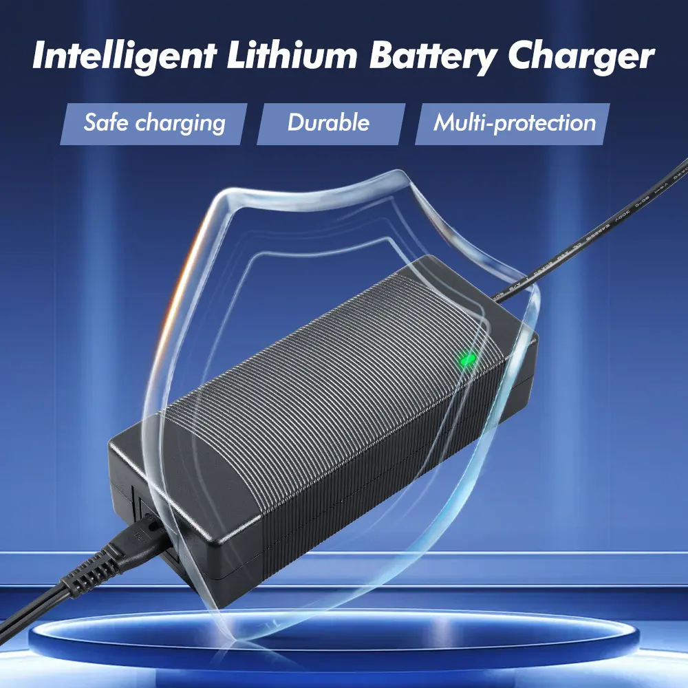 DYU 42V 1.5A Fast Charger - High Output Battery Chargers for E-Bikes, Scooters with Smart Safety Tech, Overcharge Protection, Efficient Power Output, Overcurrent