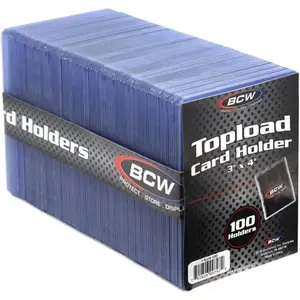 3x4 Topload Card Holder - Standard (100 CT. Pack)