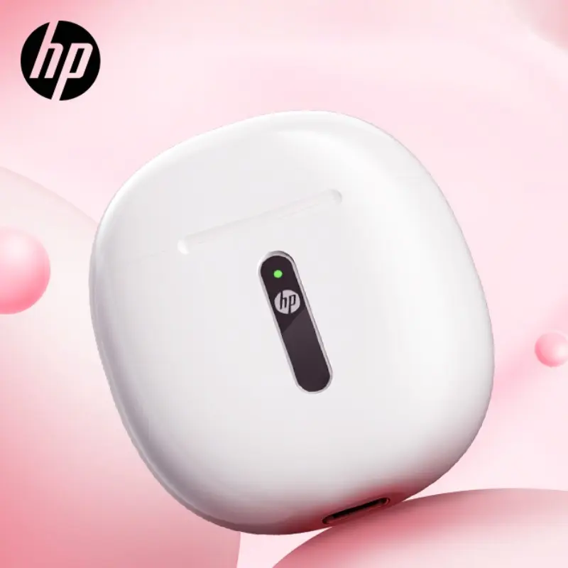 HP H10H Wireless Sports Earbuds – Half In-Ear Design with Charging Case, Lightweight Sport Earphones for Running & Daily Use, Chargeable, Earbuds Headphones, Music Earbuds