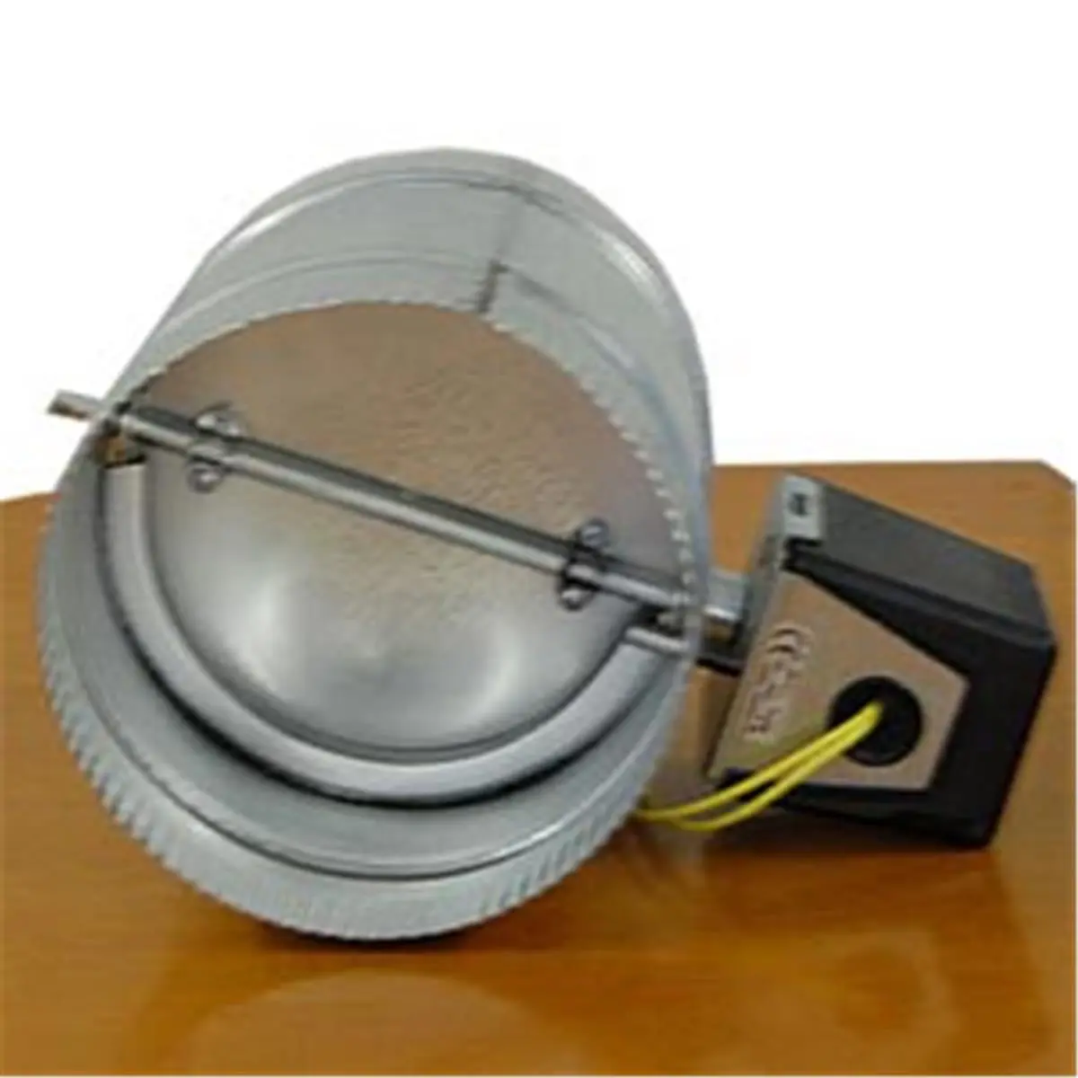 Acme Miami 4 in. Silver Steel Motorized Damper Actuator - 2-Wire, 24V, Power Open, Spring Return Mechanical Hardware with Damper Control