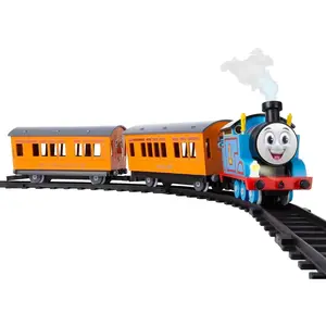 Mattel Thomas & Friends Remote-Controlled Battery-Powered O Gauge Toy Train Set with Authentic Sound Effects, Lights, and Water Vapor Smoke for Children Ages 4 and Up