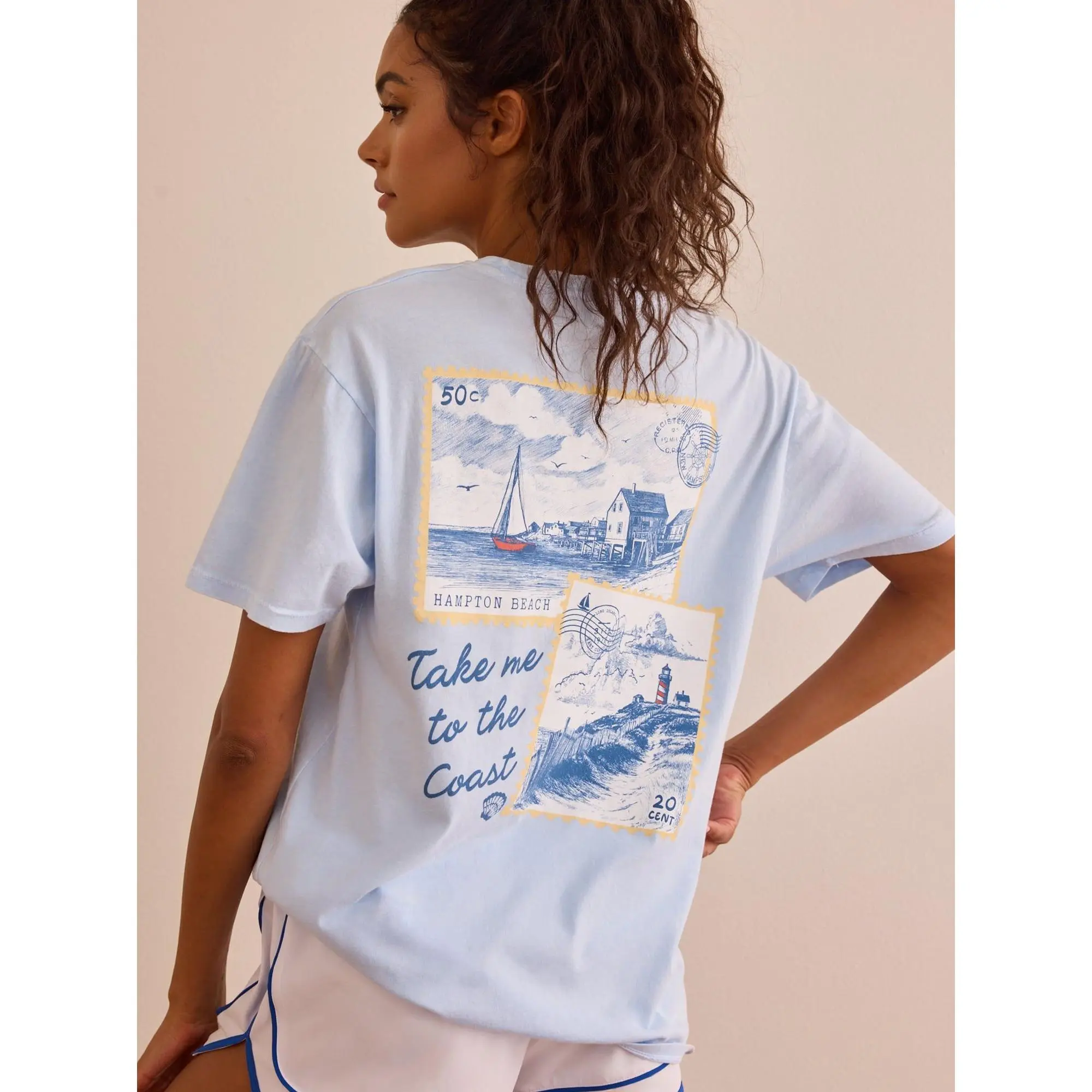 Altar'd State Take Me To The Tide Oversized Tee