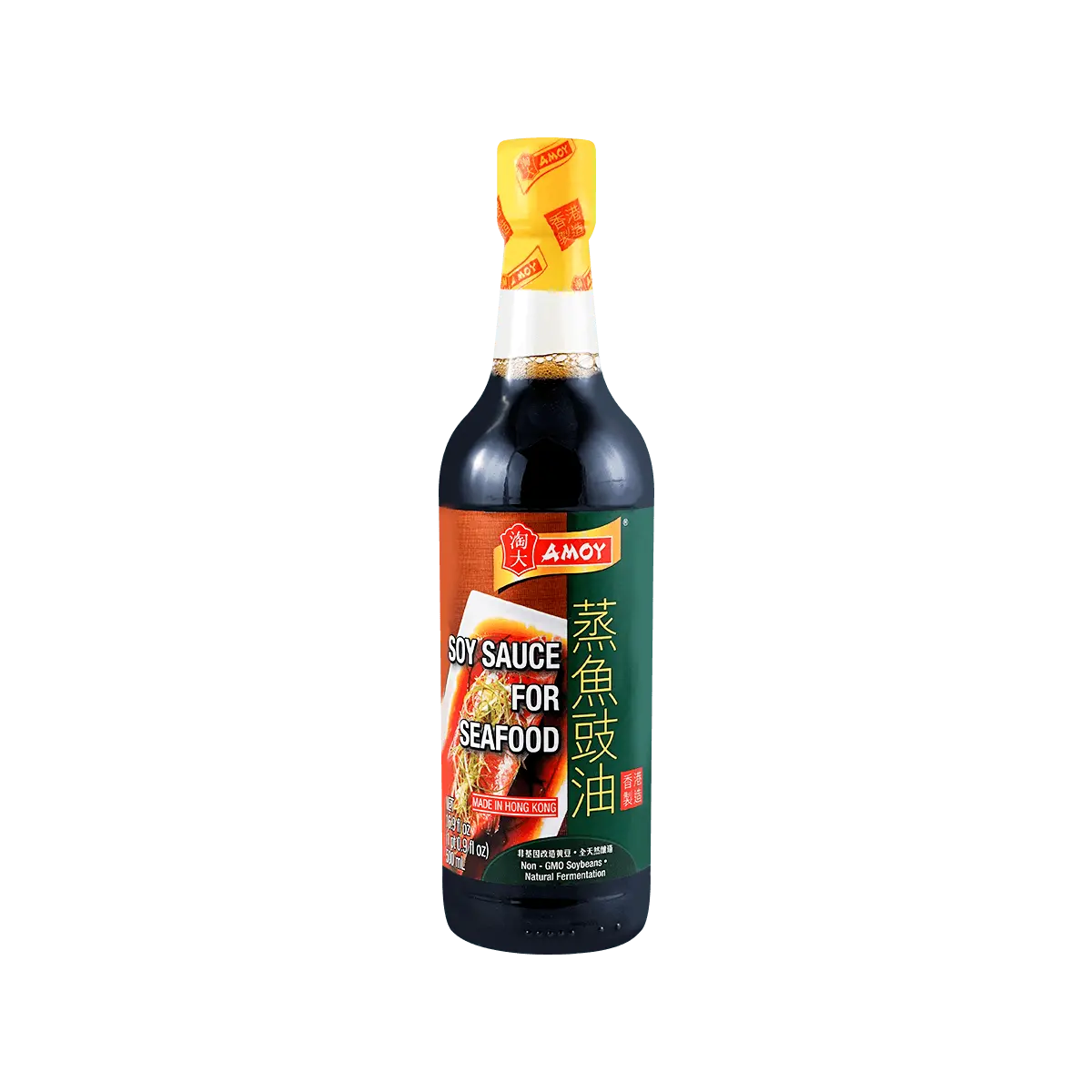Amoy Steamed Fish Soy Sauce 500ml - Premium Seafood Seasoning for Cooking, Marinades & Dipping - Authentic Chinese Flavor