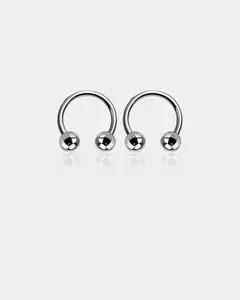 Circular Barbell Septum Ring Set