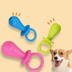 TPR Rubber Mini Pacifier Pet Toy for Cats and Dogs High-quality Grinding Teeth for Cats and Dogs Toys