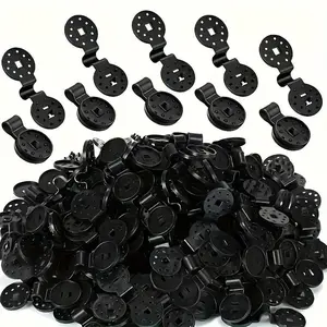 50pcs Durable Plastic Sunshade Clips, Versatile Net Fasteners for Garden and Outdoor Use, Ideal for Bird Proofing and Leisure Activities