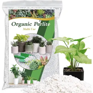 Perlite for , Enhances Soil Drainage and Aeration,  Perlite for  Indoor & Outdoor, Horticultural Perlite for Gardening,  for Potting Mixes, 2QT