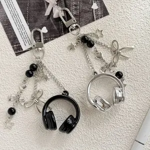 A Creative Music Headphone Keychain With Personalized Phone Chain Is The Perfect Gift Or Ornament For Men's And Women's Backpacks