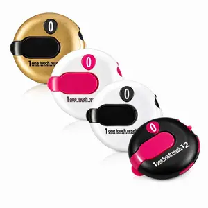 4-Piece Golf Swing Counter Clicker, Mini Scorekeeper, One-Button Reset Clip, Fits Gloves, Belt, Golf Bag, Counts Up to 12 Swings, Golf Gift Sets, Golf Gadgets