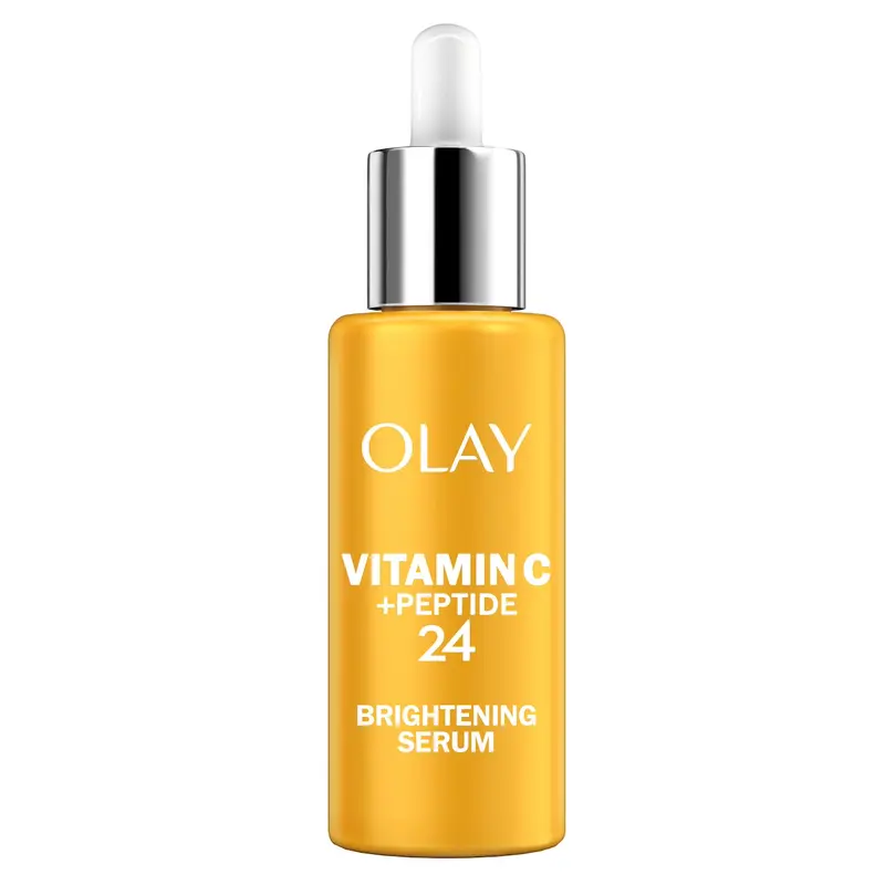 Olay Vitamin C Brightening Facial Serum - Moisturizing Serum for Smooth Skin, Dark Spots Remedy, Glow Up, Skin Transformation & Natural Look