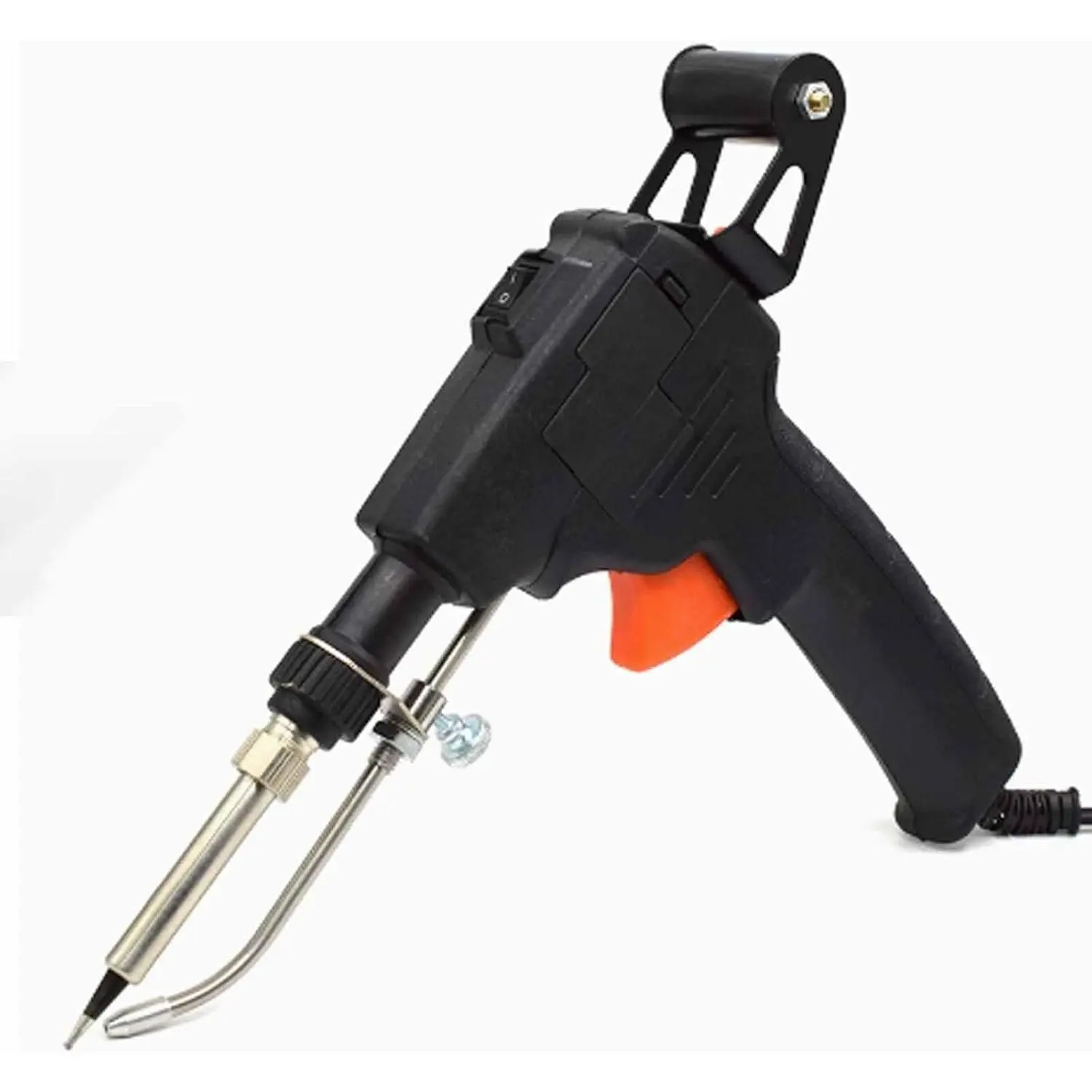 Handheld Automatic Soldering Gun with Adjustable Rubber Stand - Fast Heating, Ergonomic Comfort Grip, Precision Control, DIY Friendly for Circuit Boards, Car Electrical Repair | Tools Gadgets | Welder Machine