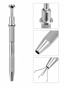 Stainless Steel Piercing Grabber Tool — Silver