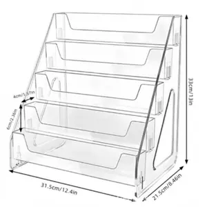 Transparent multi-layer perfume storage box, transparent layered storage rack for cosmetics and skin care products, compact countertop display rack, suitable for use on dressing tables, perfume storage rack, fashionable design, durable structure